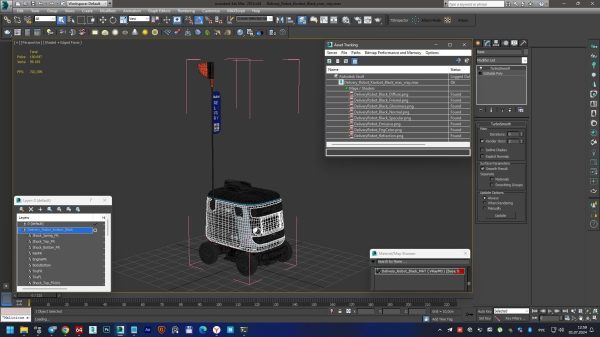 Delivery Robot Kiwibot Black