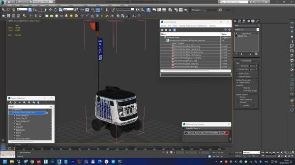Delivery Robot Kiwibot Blue