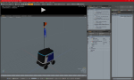 Delivery Robot Kiwibot Blue