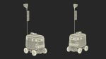 Delivery Robot Kiwibot Blue