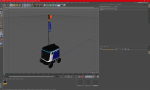 Delivery Robot Kiwibot Blue