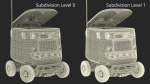 Delivery Robot Kiwibot Blue