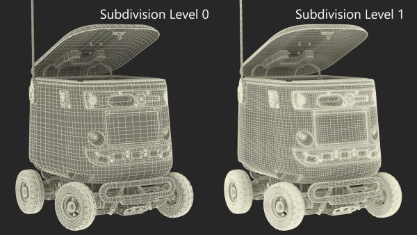 Delivery Robot Kiwibot Blue