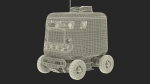 Delivery Robot Kiwibot Blue