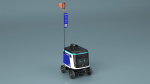 Delivery Robot Kiwibot Blue