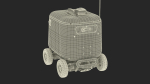 Delivery Robot Kiwibot Blue