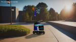 Delivery Robot Kiwibot Blue