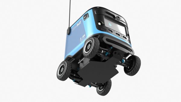 Delivery Robot Kiwibot Cyan