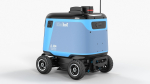 Delivery Robot Kiwibot Cyan