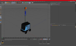Delivery Robot Kiwibot Cyan