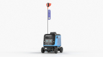 Delivery Robot Kiwibot Cyan