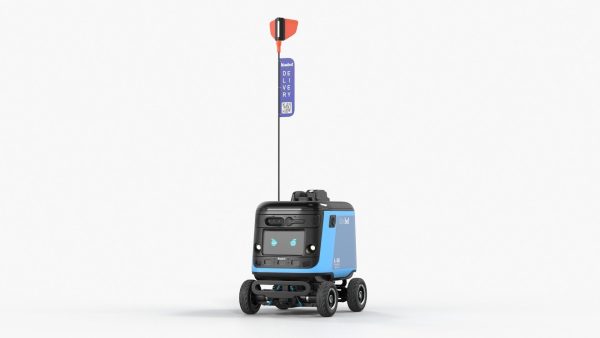 Delivery Robot Kiwibot Cyan