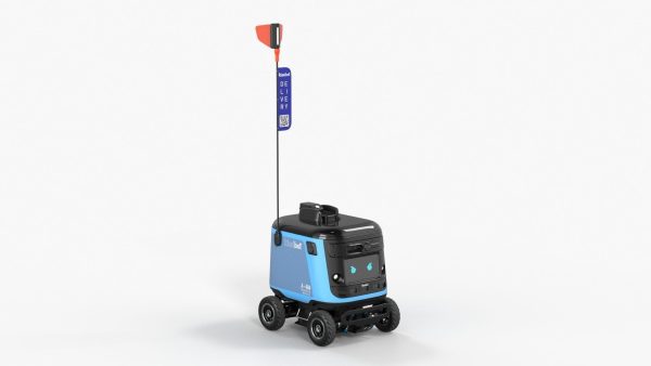 Delivery Robot Kiwibot Cyan