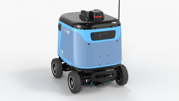 Delivery Robot Kiwibot Cyan