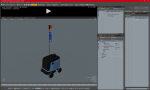 Delivery Robot Kiwibot Cyan