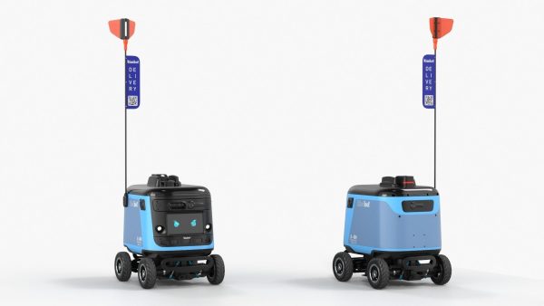 Delivery Robot Kiwibot Cyan