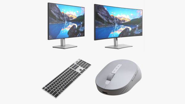 Dell LCD monitor 24 38 inch keyboard wireless mouse
