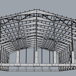 Designing a steel structure using Rhino 3D