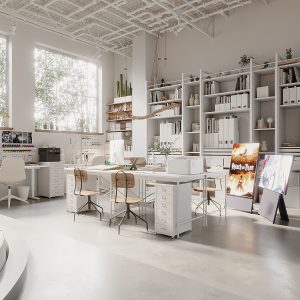 Desk in Manga Worskshop
