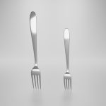 Dessert fork - Dinner fork