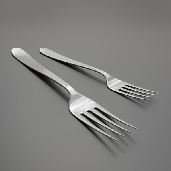 Dessert fork - Dinner fork