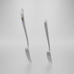 Dessert fork - Dinner fork