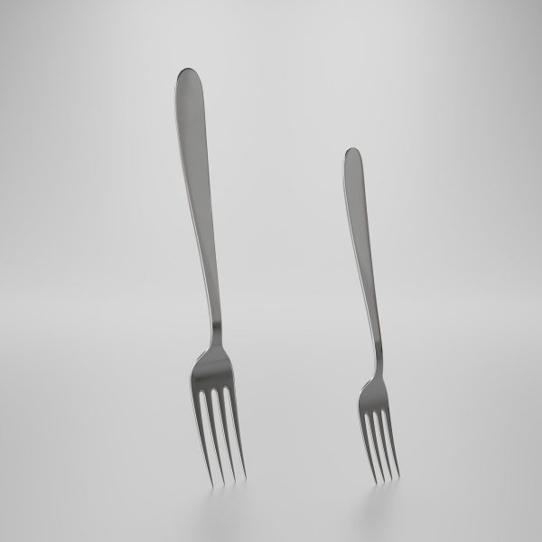 Dessert fork - Dinner fork