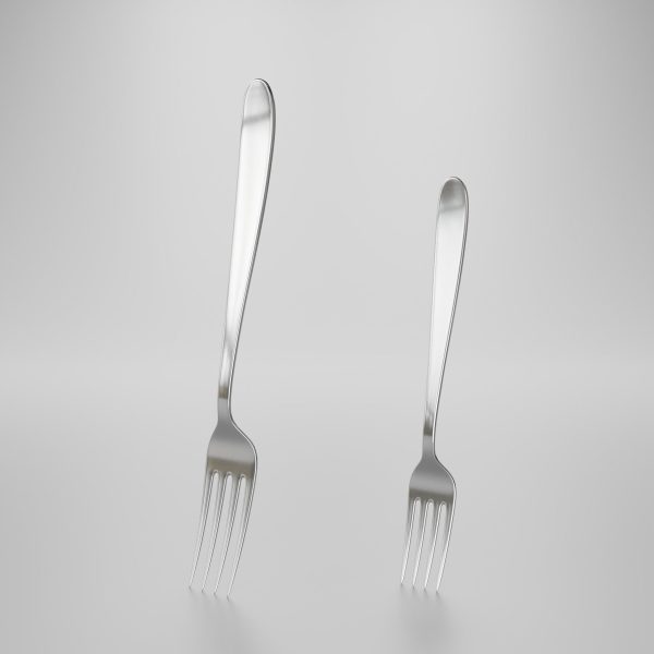 Dessert fork - Dinner fork