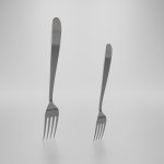 Dessert fork - Dinner fork