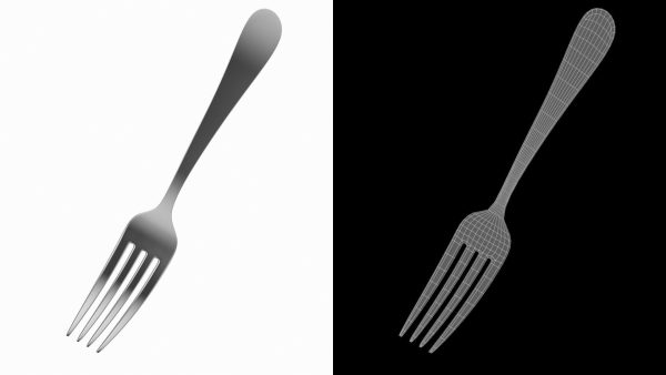Dessert Fork Generic Cutlery