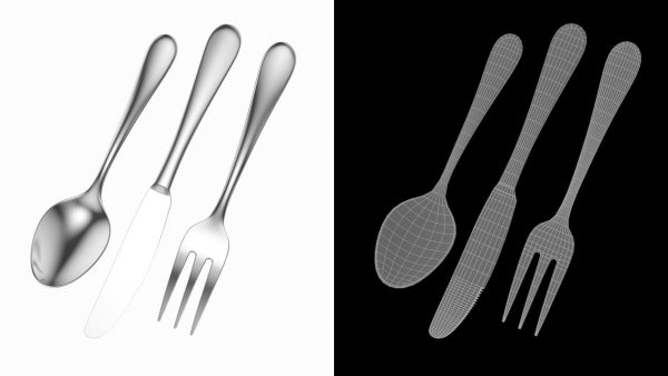 Dessert Knife Fork Spoon Generic Cutlery