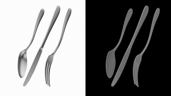 Dessert Knife Fork Spoon Generic Cutlery