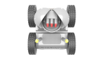 Destroyer remote control robot with two wheels
