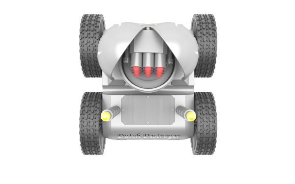 Destroyer remote control robot with two wheels