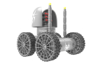 Destroyer remote control robot with two wheels