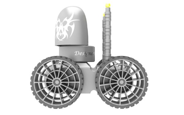 Destroyer remote control robot with two wheels