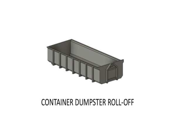 DET-0006 Trash and Garbage set 11 items H0-scale