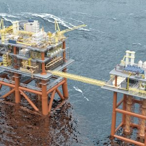 Detailed Twin Oil Rig