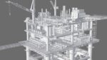Detailed Twin Oil Rig
