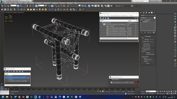 Development Triangular Truss Modular