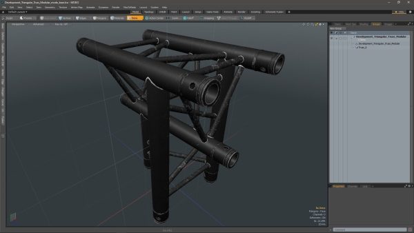Development Triangular Truss Modular