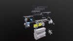 Diesel Engine 6 Cylinder Dismantled