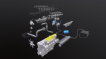 Diesel Engine 6 Cylinder Dismantled