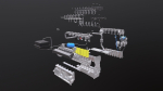 Diesel Engine 6 Cylinder Dismantled