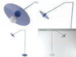 Disk two floor lamps