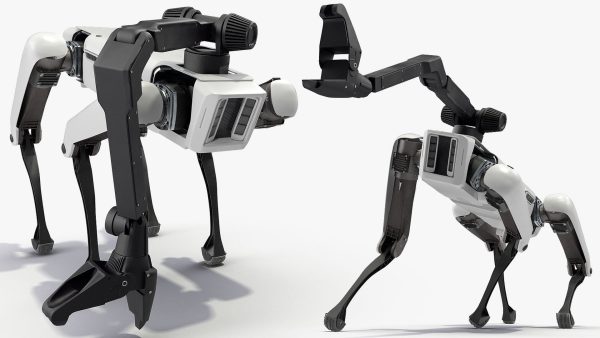 Dog Robot Generic Rigged for Cinema 4D