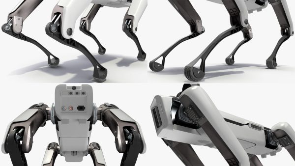 Dog Robot Generic Rigged for Cinema 4D