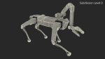Dog Robot Generic Rigged for Cinema 4D