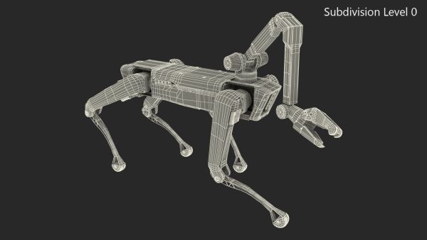 Dog Robot Generic Rigged for Cinema 4D