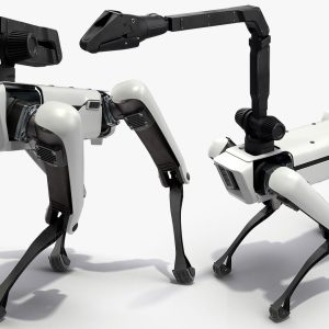 Dog Robot Generic Rigged for Cinema 4D